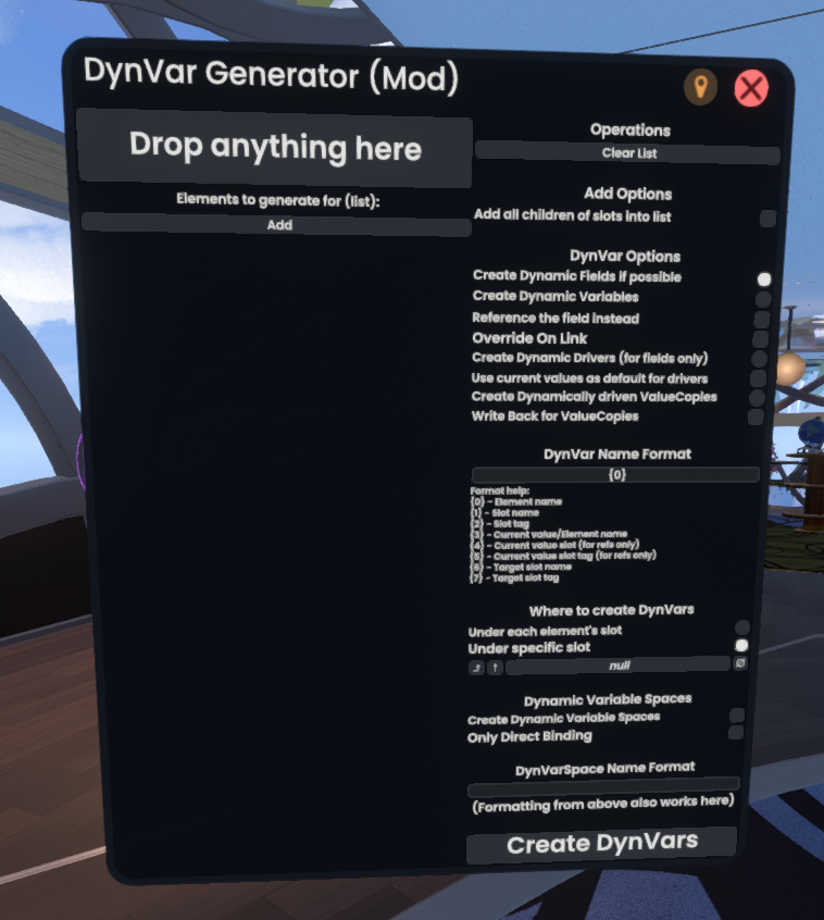 Appearance of the wizard in Resonite